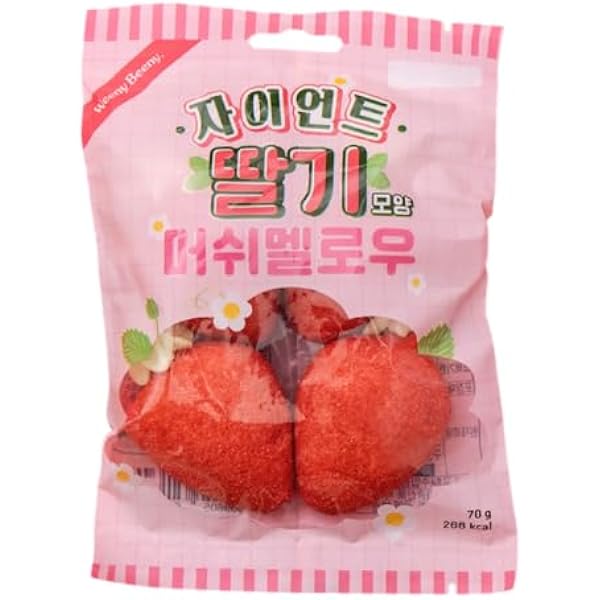 Amazon.co.jp: ジャイアントマシュマロ ストロベリー いちごマシュマロ